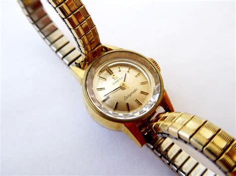 gold omega ladies watches vintage|old omega ladies gold watches.